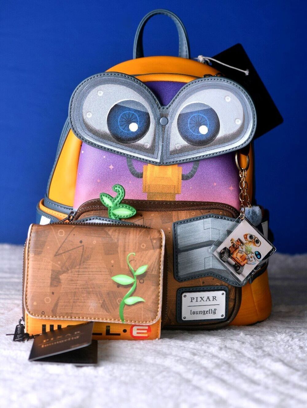 Loungefly Pixar WALL-E Figural Backpack & Wallet - NWT
